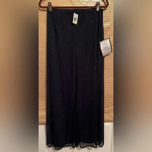 MSK~ NAVY PALAZZO~STUNNING ~MACY’S~ M - Picture 1 of 7